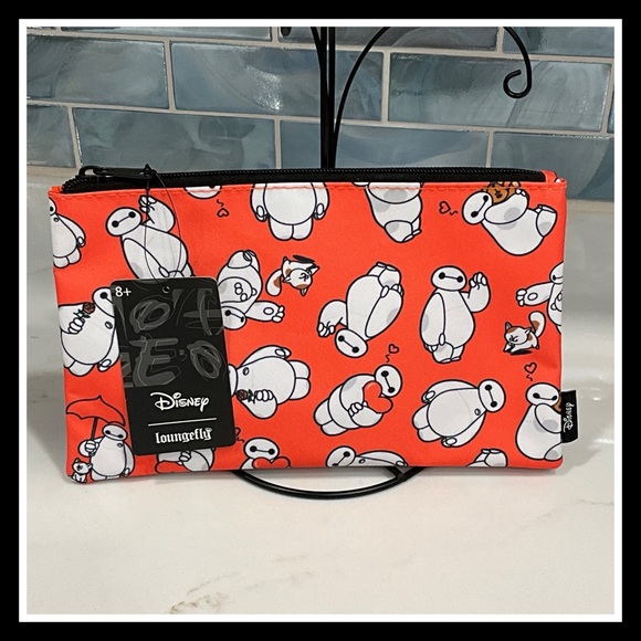 Loungefly Handbags - Disney Loungefly Wall-E Baymax Cosmetic Bag NEW WITH TAGS!